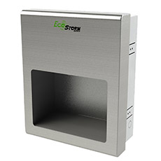 EcoStorm Recessed High Speed Hand Dryer 3/4 HP 500W Brushed Stainless - 110/120V PF-HD0945-09