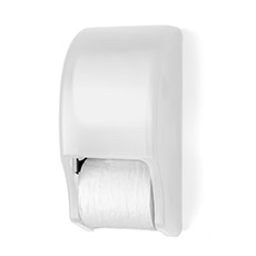Two-Roll Standard Tissue Dispenser White Translucent - 1-1/2 in. Core PF-RD0028-03