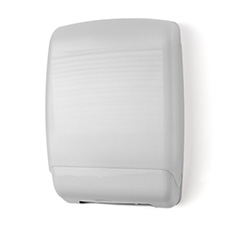Plastic Multi-Fold Towel Dispenser White Translucent - 540 Sheets Capacity PF-TD0179-03