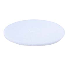 Prolux PLCC460S White Light Duty Floor Scrubbing Pads for C460S Commercial Floor Scrubber - 18" C460SWHITEPAD