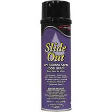 QuestSpecialty Slide Out Dry Silicone Spray (Food Grade) Aerosol 11.5 Oz. Capacity 538001QC