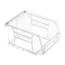 (24) Crystal Clear Ultra Stack and Hang Bin - 10 lbs. Load Bin QUS210CC