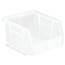 (24) Clear-View Ultra Stack and Hang Bin - 10 lbs. Load Bin QUS210CL