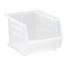 (6) Clear-View Ultra Stack and Hang Bin - 60 lbs. Load Bin QUS239CL