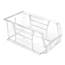(12) Crystal Clear Ultra Stack and Hang Bin - 60 lbs. Load Bin QUS240CC