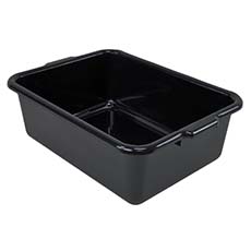 (12) All-Purpose Plastic Storage Tubs - 6-7/8 H in. FSB-21157