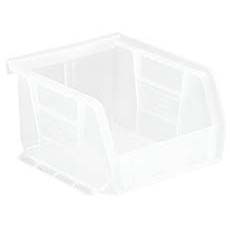 (24) Clear-View Ultra Stack and Hang Bin - 10 lbs. Load Bin QUS210CL