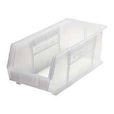 (6) Clear-View Ultra Stack and Hang Bin - 17-1/8 L in. QUS248CL