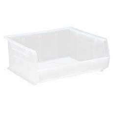 (6) Clear-View Ultra Stack and Hang Bin QUS250CL