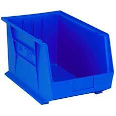 (4) Ultra Stack and Hang Bin 75 lbs. Load Bin QUS260BL