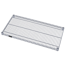 Wire Shelf, 24"W x 12"D, Gray Epoxy Antimicrobial Finish, NSF - 600 - 800 Lb. 1224GY