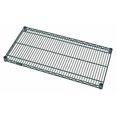 Wire Shelf, 30"W x 12"D, Green Epoxy Antimicrobial Finish, NSF - 600 - 800 Lb. 1230P