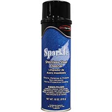 (12) Sparkle Stainless Steel Cleaner Lemon Odor - 20 Oz. QS-222