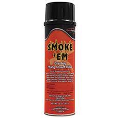 (12) Smoke' Em Dry Fog Flying & Crawling Insect Killer Cherry Odor - 20 Oz. QS-441