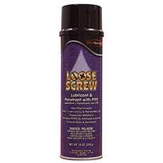 (12) Loose Screw Lubricant & Penetrant with PTFE Chlorinated Solvent Odor - 20 Oz. QS-53000000-00