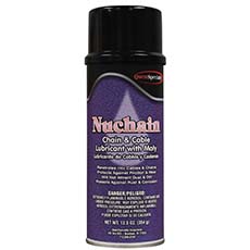(12) Nuchain Chain & Cable Lubricant with Moly Mild Solvent Odor - 16 Oz. QS-57600000-00