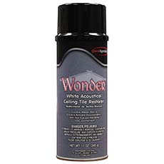 (12) Wonder Acoustical Ceiling Tile Restorer Hydrocarbon Solvent Odor - 16 Oz. QS-591