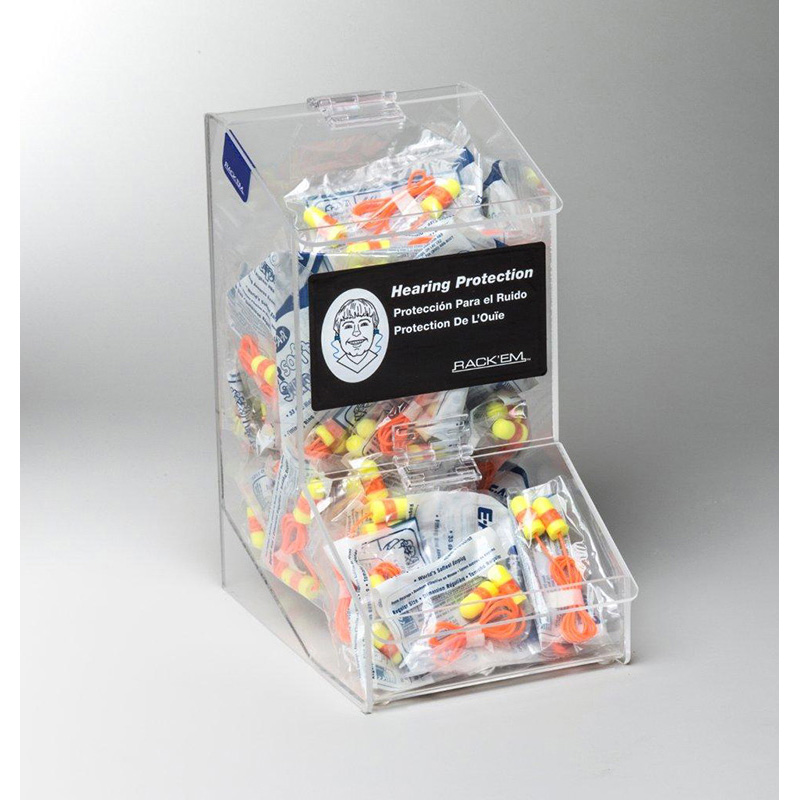 Rack'Em Finger Cot/Universal Dispenser Clear UnoClean