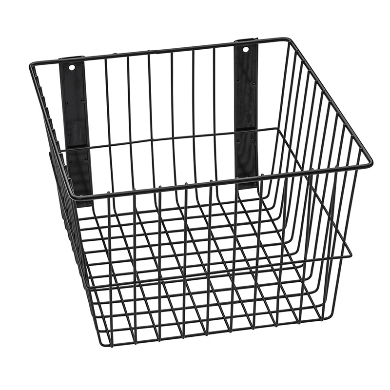 Rack'Em 24 L x 6 W in. Universal Wire Basket Black UnoClean