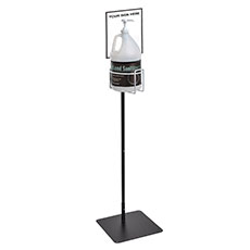 Rack'Em 6.75 Dia. in. Free Standing Bottle Rack w/ Sign 1 Gallon Capacity - White RE-4099