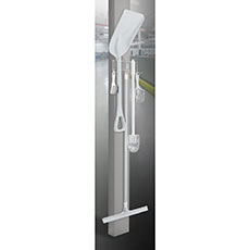 Rack'Em 10 in. Utility / Sanitation Rack - White RE-4100