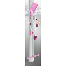 Rack'Em 10 in. Utility / Sanitation Rack - Pink RE-4107