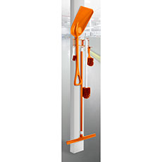 Rack'Em 10 in. Utility / Sanitation Rack - Orange RE-4108