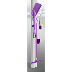 Rack'Em 10 in. Utility / Sanitation Rack - Purple RE-4109