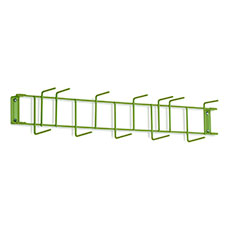 Rack'Em PVC Coated 26 in. 12-Hook Rack - Lime Green RE-4144