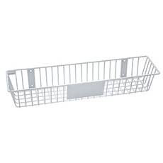 Rack'Em 24 L in. Universal Wire Basket - White RE-9177-W