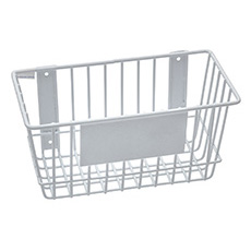 Rack'Em 6 H in. Universal Wire Basket - White RE-9181-W