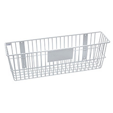 Rack'Em 6 W x 8 H in. Universal Wire Basket - White RE-9189-W