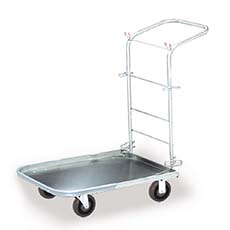 Stainless Steel Platform Cart with 5 in. Casters and Handle - 23 X 30 in. CANB-30