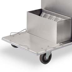 Stainless Steel 19 1/2 x 9 x 8 1/2 in. Single Microfiber Tub with Sieve MST1