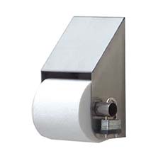 Stainless Steel Slanted STP Series 1-Roll TP Dispenser - 5 1/8 x 4 1/4 x 9 1/4 in. STP-1