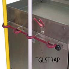 Latex-free Rubber, Sound-Absorbing, Stretch Mount Replacement Toggle Strap TGLSTRAP
