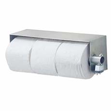 Stainless Steel Standard TP Series 3-Roll TP Dispenser - 15 1/8 x 4 1/4 x 5 in. TP-3
