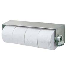 Stainless Steel Standard TP Series 4-Roll TP Dispenser - 20 1/8 x 4 1/4 x 5 in. TP-4