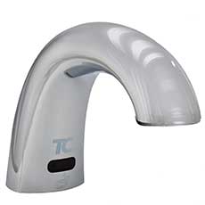 Rubbermaid Oneshot Foam Dispenser, Low Profile, Plastic - Polished Chrome RCP1938171