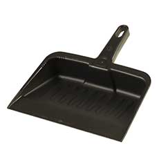 Rubbermaid Commercial 12.25 in. Heavy Duty Dustpan Plastic - Charcoal RCP2005CHA