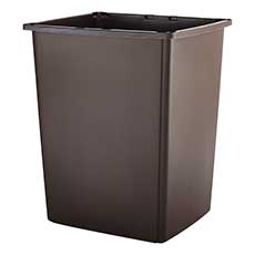 Rubbermaid Commercial Glutton Container, Resin 56 Gallon Capacity - Brown RCP256BBRO