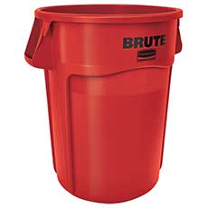 Rubbermaid Commercial Vented Brute Container Resin 44 Gallon Capacity - Red RCP264360REDCT