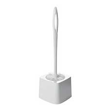 Rubbermaid 15 in. Toilet Bowl Brush, Plastic Handle, Polypropylene Fill - White RCP631000WECT