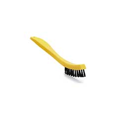 Rubbermaid Commercial 8.5 in. Tile and Grout Scrub Brush, Plastic Bristles - Black RCP9B56BLA