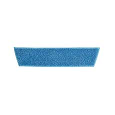 Rubbermaid Commercial 18 in. Light Commercial Microfiber Wet Mop Pad Plastic - Blue RCPQ409BLUEA