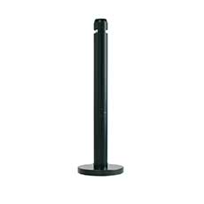 Rubbermaid Commercial Smokers Pole Metal - Black Gloss RCPR1BK