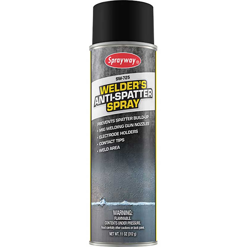 (12) Sprayway Welder's Anti-Spatter Spray Aerosol 11 Oz. Capacity SW725SY