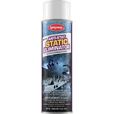 (12) Sprayway Anti-Static Spray Aerosol 14 Oz. Capacity SW955SY