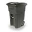 Toter 64 Gal. Blackstone Trash Can with Smooth Wheels and Lid - 224 lb. Load Rating ANA64-10548
