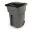Toter 96 Gal. Graystone Trash Can with Smooth Wheels and Lid - 335 lb. Load Rating ANA96-10599